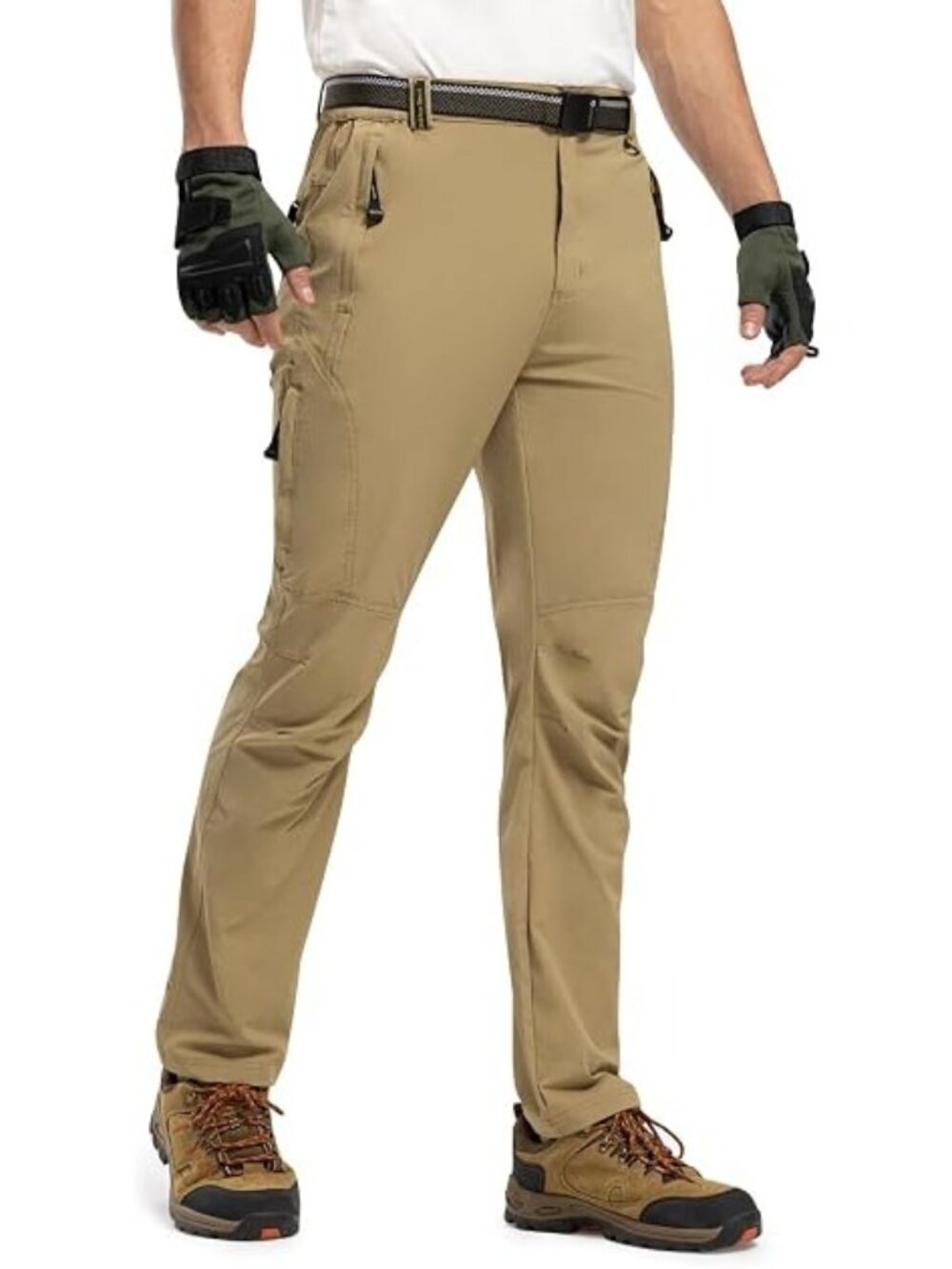 Trr Outdoor Sports Nylon Hiking Travel Pant Water Resistant Beige Size 3XL NEW